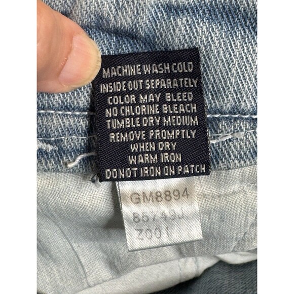 Vintage Marithe Francois Girbaud Men 34x33 Jeans Y2K Hip Hop Baggy Strap MFG - Picture 14 of 14